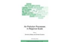 Air Pollution Processes in Regional Scale