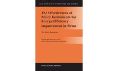 The Effectiveness of Policy Instruments for Energy-Efficiency Improvement in Firms