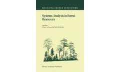 Systems Analysis in Forest Resources