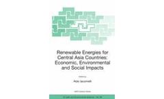 Renewable Energies for Central Asia Countries: Economic, Environmental and Social Impacts