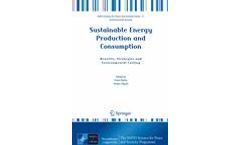 Sustainable Energy Production and Consumption