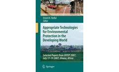Appropriate Technologies for Environmental Protection in the Developing World