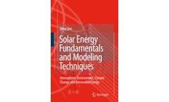 Solar Energy Fundamentals and Modeling Techniques