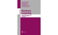 Membrane Computing