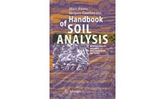 Handbook of Soil Analysis