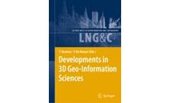 Developments in 3D Geo-Information Sciences