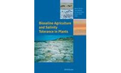 Biosaline Agriculture and Salinity Tolerance in Plants