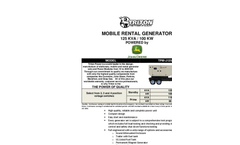 100 KW - Triton Rental Grade Mobile Generator Set Brochure