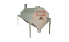 Cimas - Model RT - Granular Product Horizontal Drum Cooler with Suction Pump for Uniform Drying