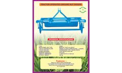 Varsha - Tractor Operated Ground Nut Digger - Brochure