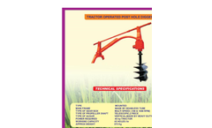 Varsha - Tractor Drawn Deep Trencher - Brochure