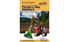  	AFE - Model RDM58EX - Excavator Forestry Disc Mulcher - Brochure