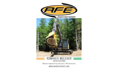AFE - Model RDM44EX - Excavator Forestry Disc Mulcher - Brochure