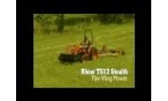 Rhino TS12 Stealth Flex-Wing Mower Video