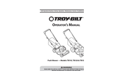 Super Bronco - Model 42 - Riding Lawn Mower - Manual