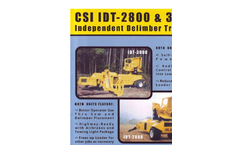 CSI - Model IDT-2800 - Independent Delimber Trailer - Brochure