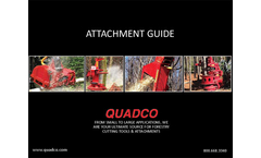 Quadco - Model 56QDM - Drum Mulcher Attachment Head - Brochure