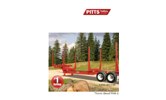 Pitts - Model LT40-8UL - Log Trailer - Brochure