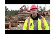Madill 2850C Log Loader Video 2