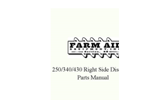 250 / 340 / 430  TMR Mixer  Right-Hand Discharge Parts Book