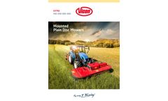 Vicon  - Plain Mowers - Brochure