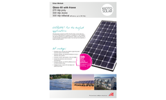 KIOTO - Glass-Glass-Module with Frame - Datasheet