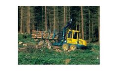Model HSM 208F 9 t - Timber Forwarder