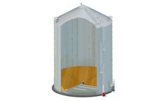 Flat-Bottomed Silos with Walls