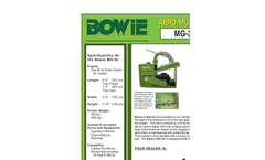 Bowie MG-30 - Brochure