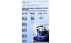 Alfa Laval - Model MOPX207  - Reconditioned Alfa Laval centrifuge for Marine diesel oil, Biodiesel, Lubricating oil, Distillate, Hydraulic oil, Removes Water & Sludge