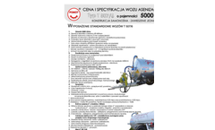 Pomot - Model T507/6 - 5000 Liters Series - Slurry Tanker - Brochure