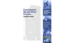 Tornum - Model REX - Continuous Grain Dryer - Brochure