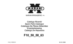 Model F010B - Garden and Sport Facility Irrigators Brochure Catalog