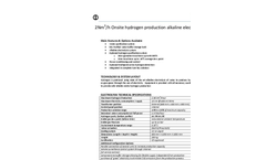 Hydrogen Electrolyser- Brochure