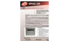 Model Alpha 4/8/12 - 12 Zones Fire Detection Conventional Panel - Brochure