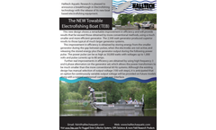 Towable Electrofishing Boat (TEB) - Brochrue