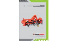  	Agromasters - Model TIGER - Rotary Tiller with Variable Speed - Brochure