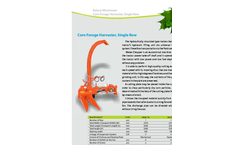 Model MSM 70 - Corn Forage Harvester Brochure