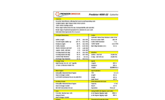 Predator - Model 4000-22 - Cutter Head Dredge - Brochure