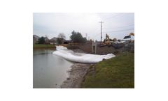 Portable water filled coffer dams for bridge repair