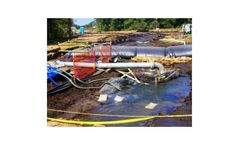 Portable water filled coffer dams for environmental remediation