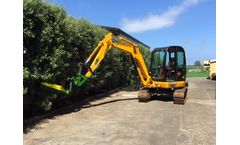 Sicma - Model Harvesting kit for miniexcavator - Harvester for olives, nuts, cherries, plums with trunk shaker (equipped with or without umbrella)