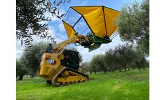 Sicma - Model Skid Steer Loader kit - Harvester for olives, nuts, cherries, plums with trunk shaker (equipped with or without umbrella)