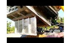 Sicma RC on a Tracked Bulldozer with Aluminum Case and Almond Dehusker - Video