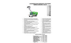 Lince - Model MTS-20 and MTS-25 - Horizontal Self Propelled Single Auger Brochure