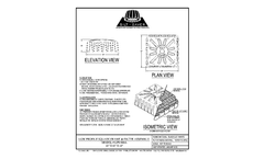 Silt-Saver - Model LPS-600A - Low Profile Square Frame & Filter Assembly Brochure