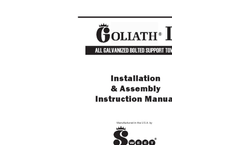 Goliath - Model II - Galvanized Bolted Support Towers - Manual