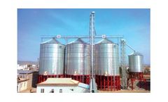 Hopper Bottom Grain Storage Silos
