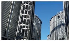 Flat Bottom Grain Storage Silos