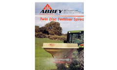 Disc Fertiliser Spreader Brochure